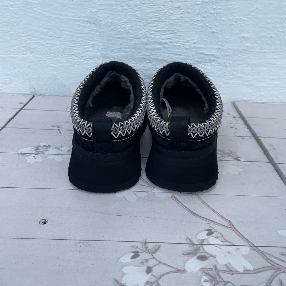UGG Gray Plush Shearling-Lined Slip-On - Picture 8 of 10